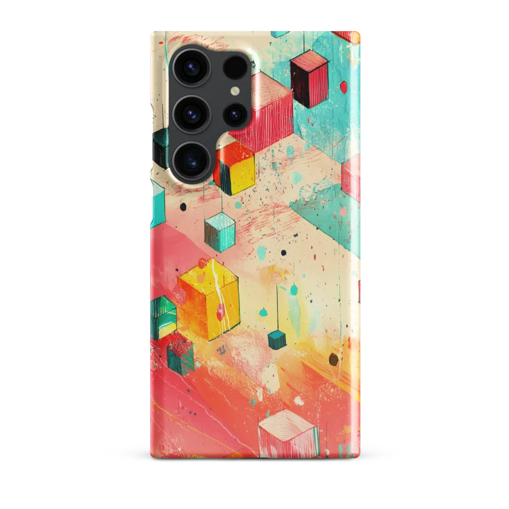 Suspended Cubes in Colorful Abstraction