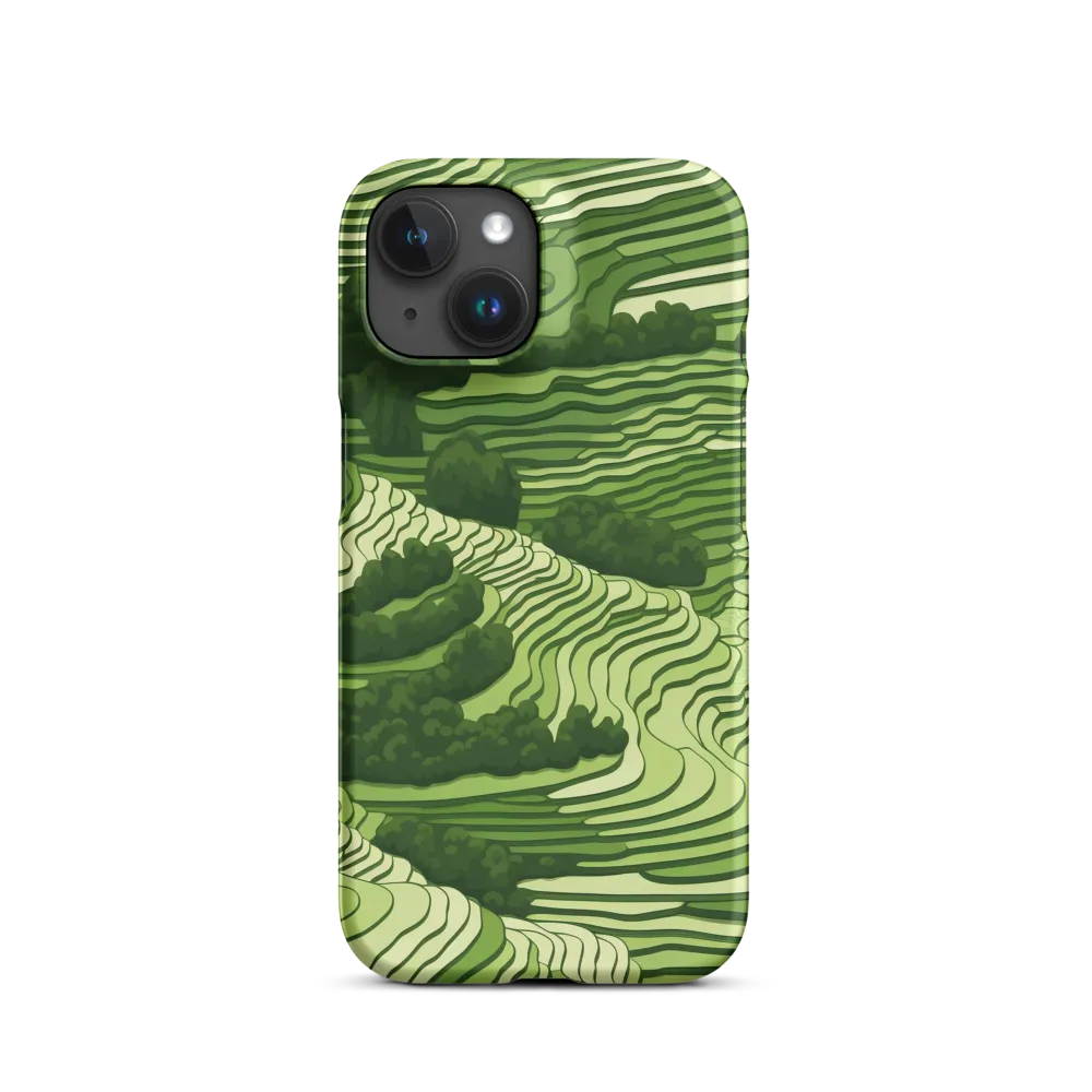 Waves of Green: An Abstract Landscape