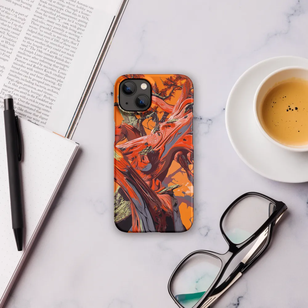 Life in Motion: An Abstract Tree | Phone Case |  13 | Snap Case | Matte