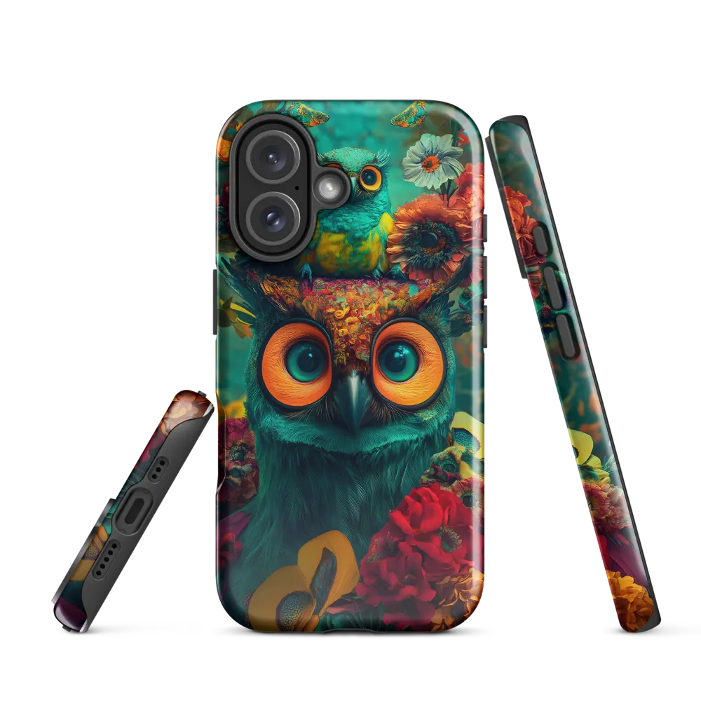 Majestic Harmony: The Floral Owl
