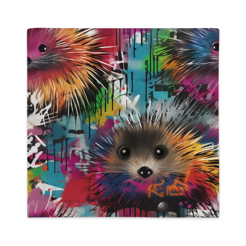 Whimsical Hedgehogs in a Kaleidoscopic Wonderland