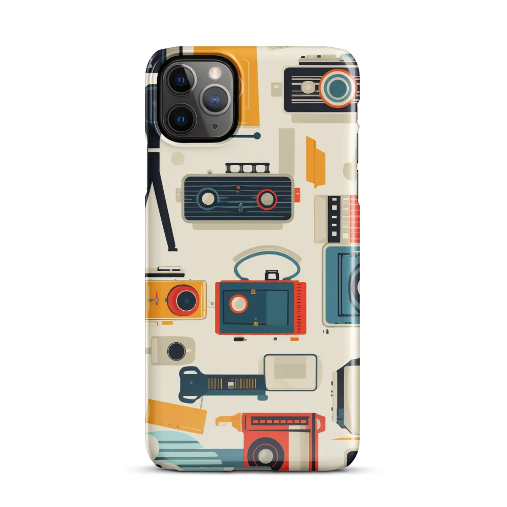 Retro Camera Collection: A Nostalgic Journey | Phone Case |  11 Pro Max | Snap Case | Glossy