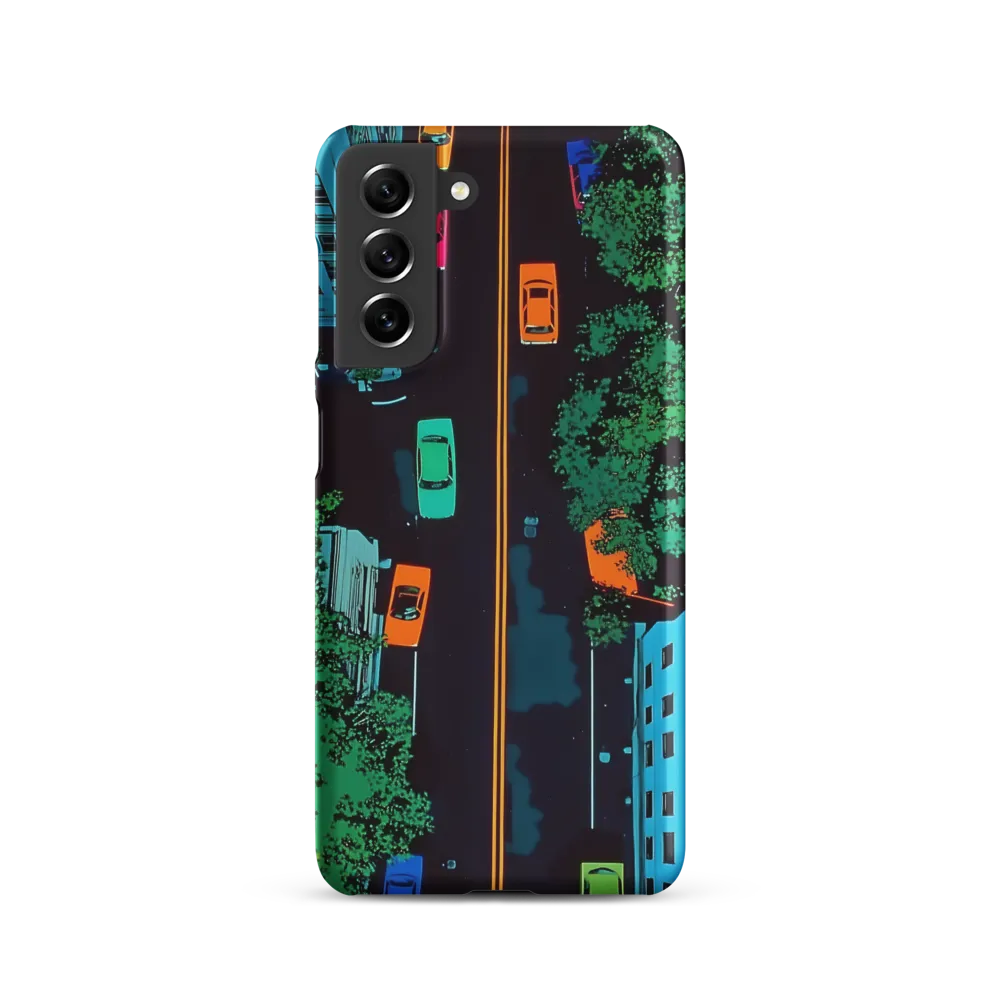 Urban Pulse: A Colorful Intersection