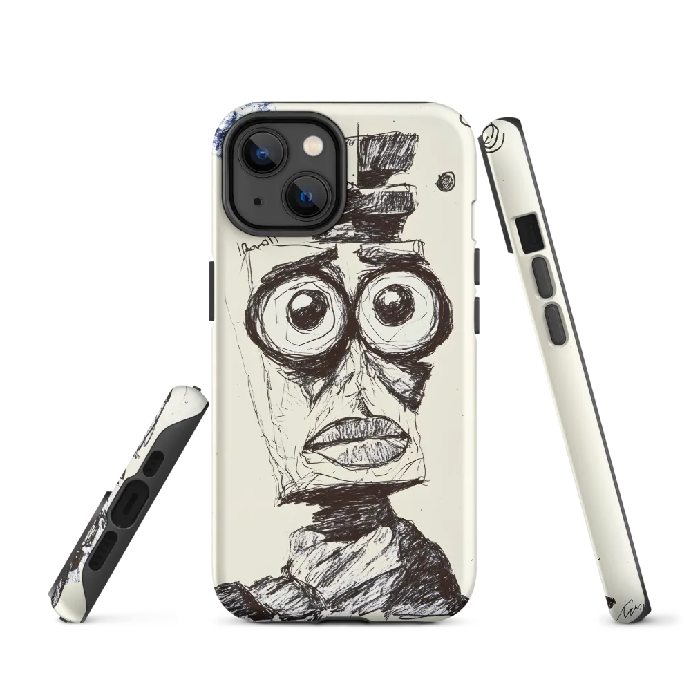 Abstract Surrealist Figure in Cubism