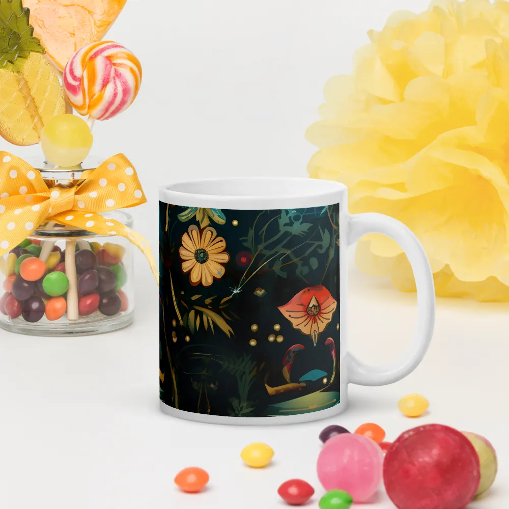 Whimsy in Flora: An Art Nouveau Journey | Mugs | Multiple Sizes & Colors