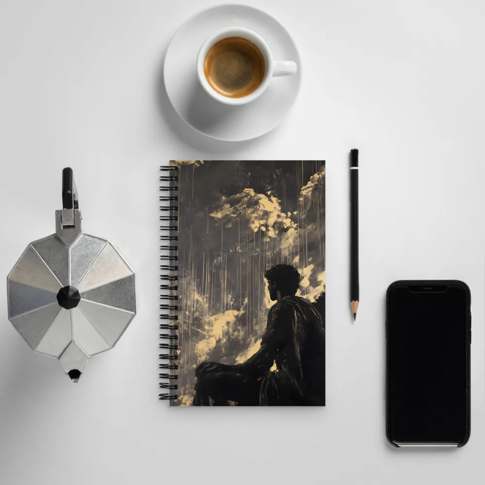 Reflections in Gold | Spiral Notebook