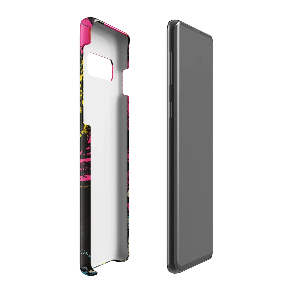 Neon Reflections | Phone Case |  S10 Plus | Snap Case | Glossy