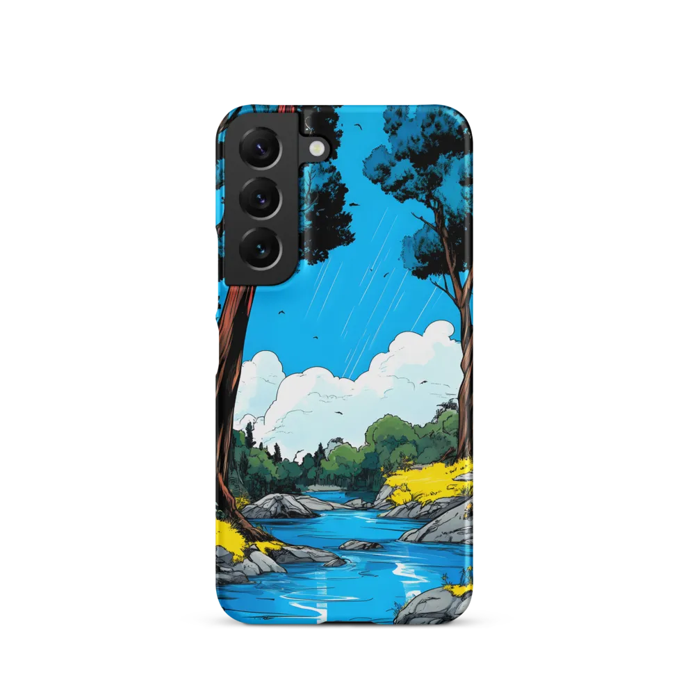 Tranquil River in a Comic Landscape