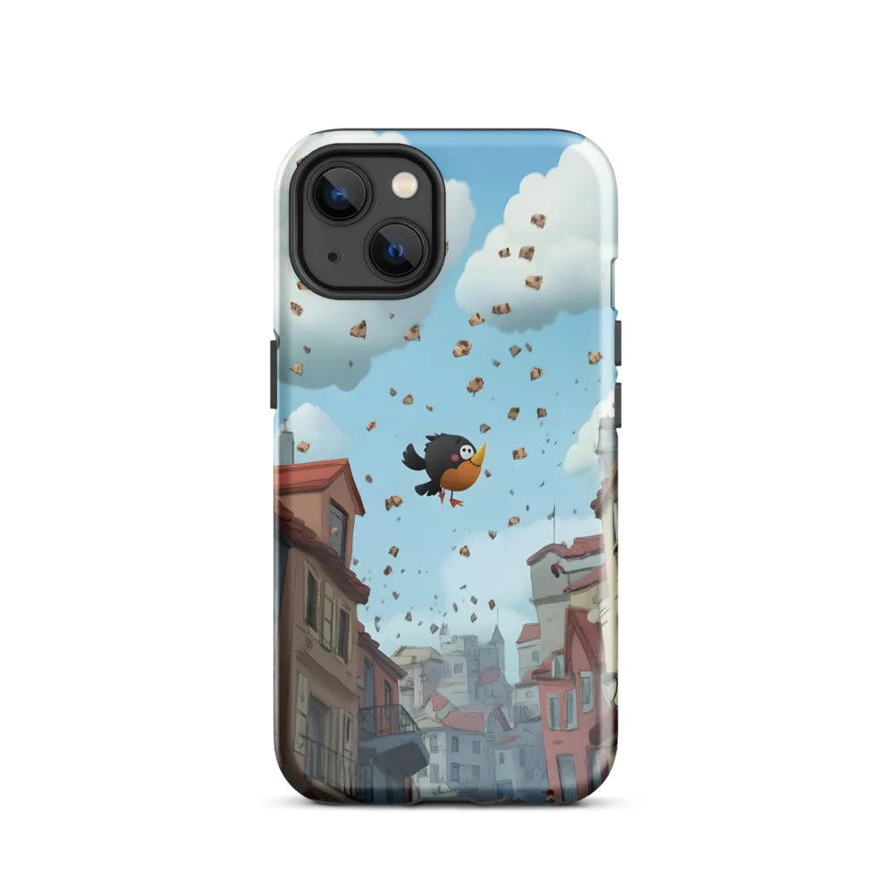 A Whimsical Flight Through Bread and Sky