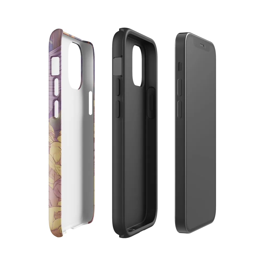 The Winged Guardian | Phone Case |  12 mini | Tough Case | Glossy