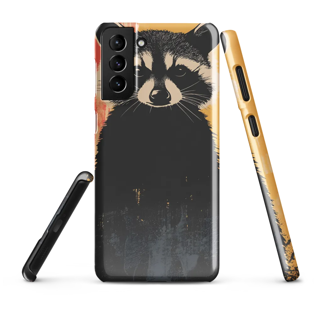 Whimsical Raccoon Portrait | Phone Case |  S21 Plus | Snap Case | Glossy