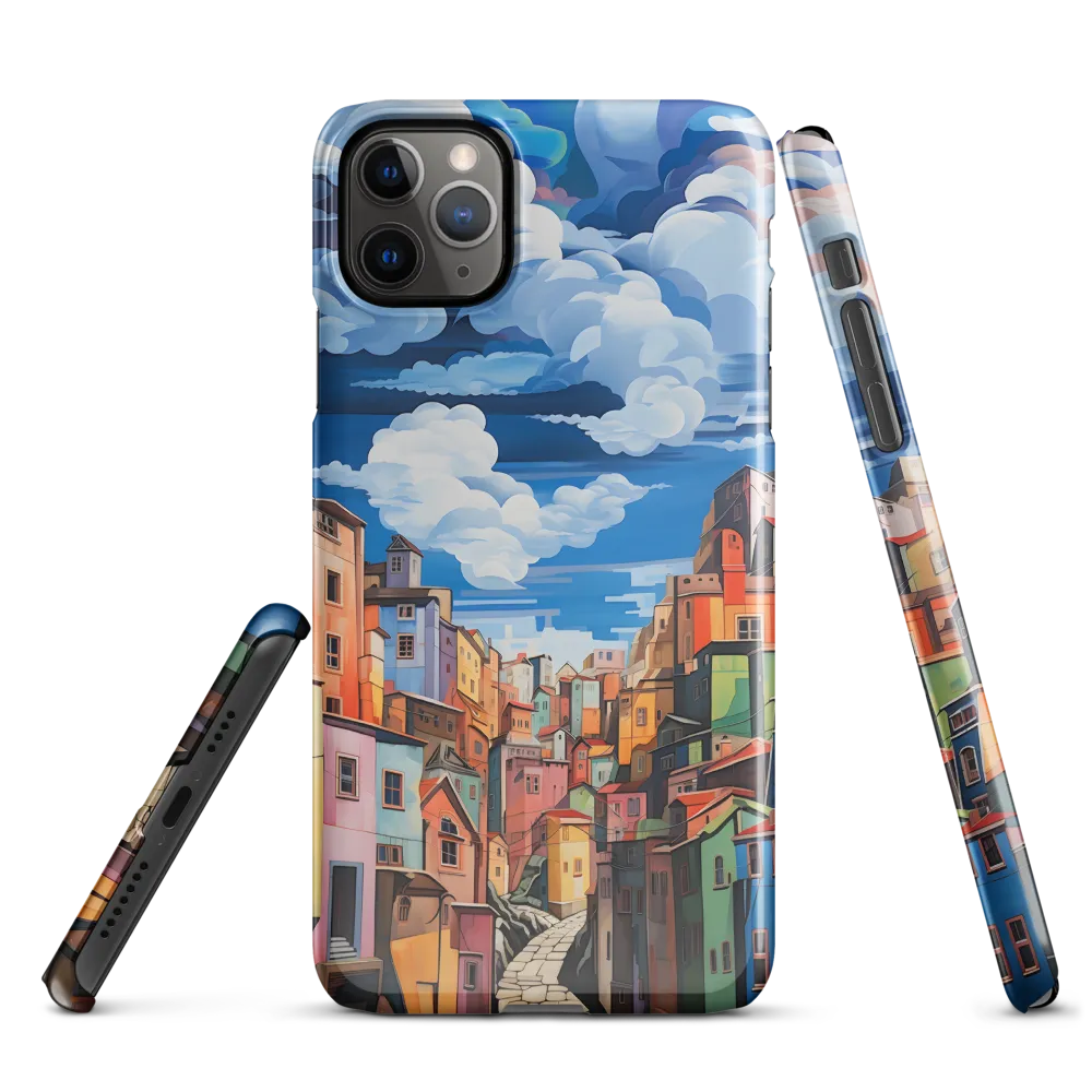 Whimsical Heights: A Vibrant Cityscape | Phone Case |  11 Pro Max | Snap Case | Glossy