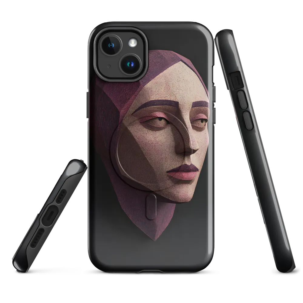 Geometric Elegance: A Contemporary Portrait