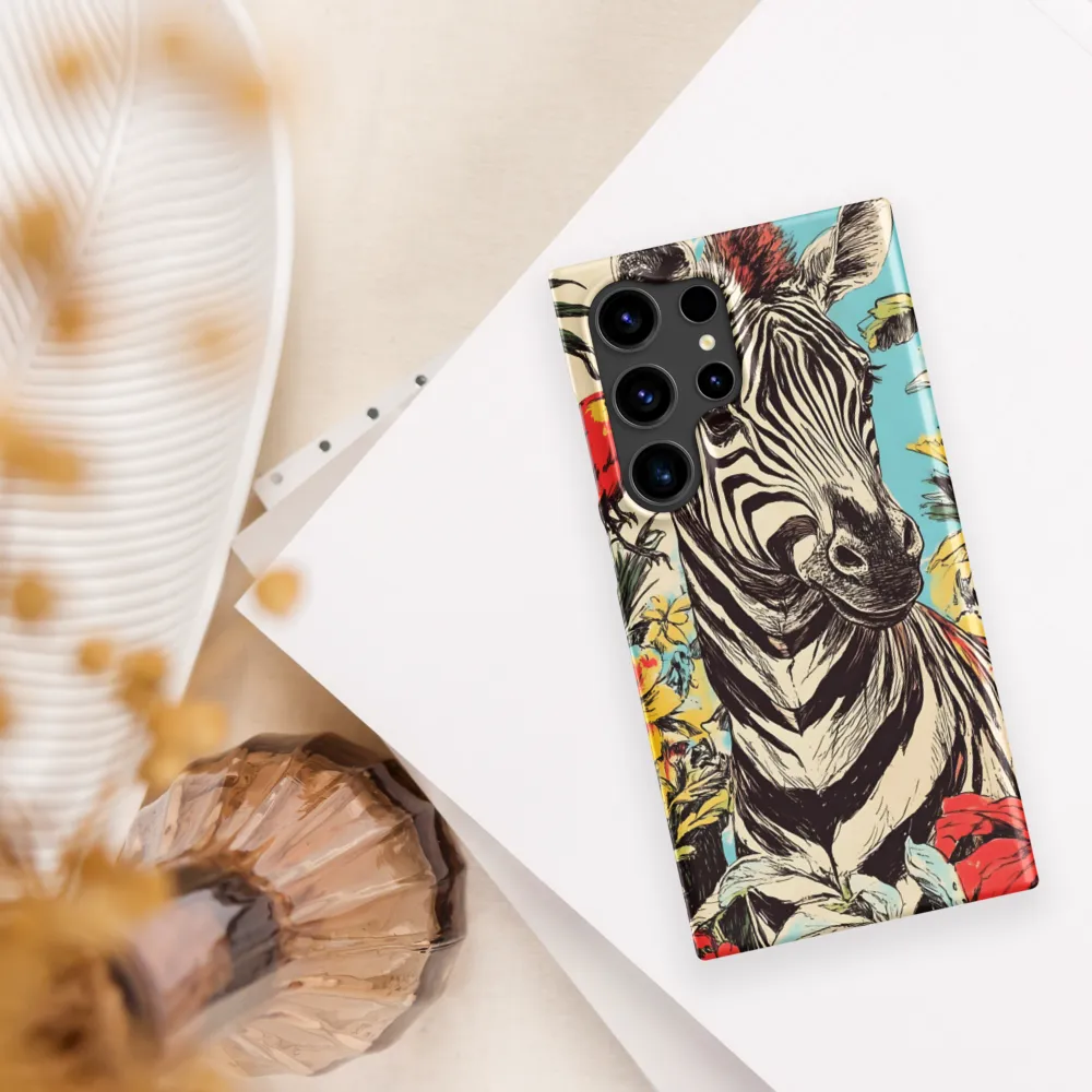 Zebra in Tropical Reverie