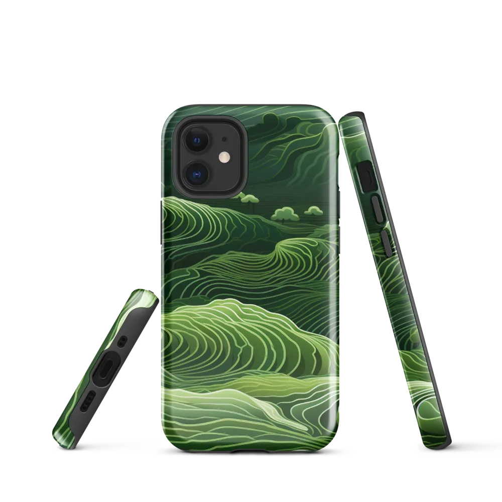 Whispers of Green Hills | Phone Case |  12 mini | Tough Case | Glossy