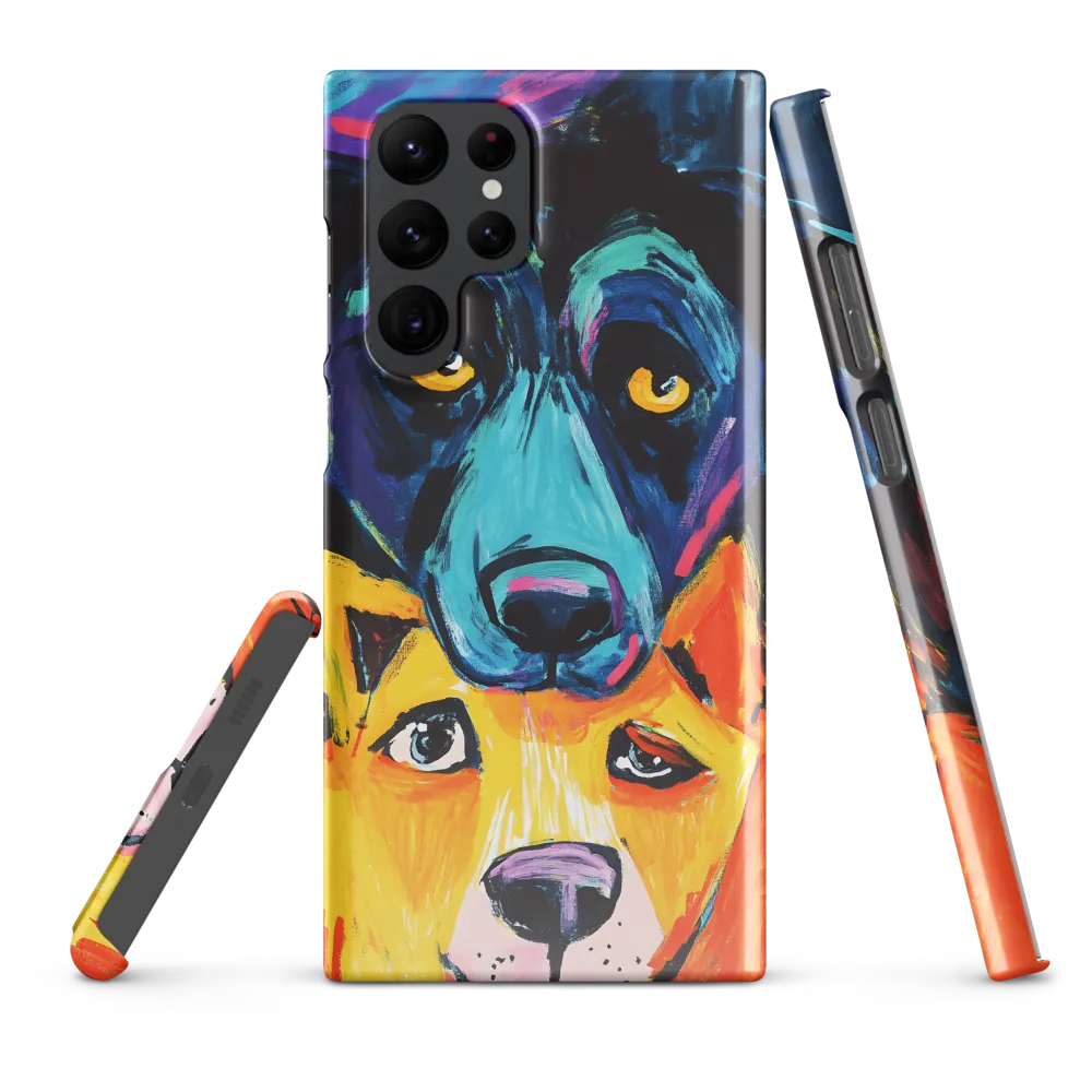 Vibrant Companions: An Expression of Canine Spirit