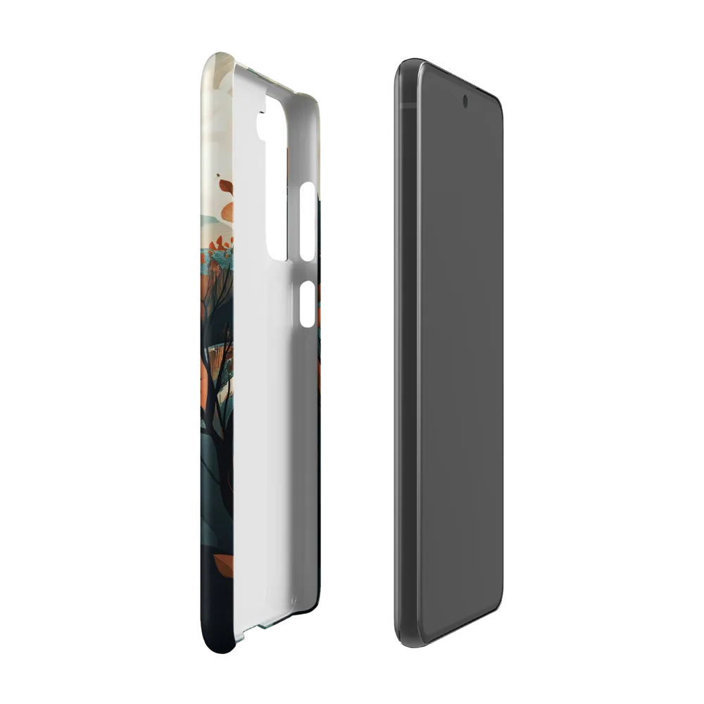 Whispers of Autumn: A Serene Journey | Phone Case |  S21 FE | Snap Case | Matte