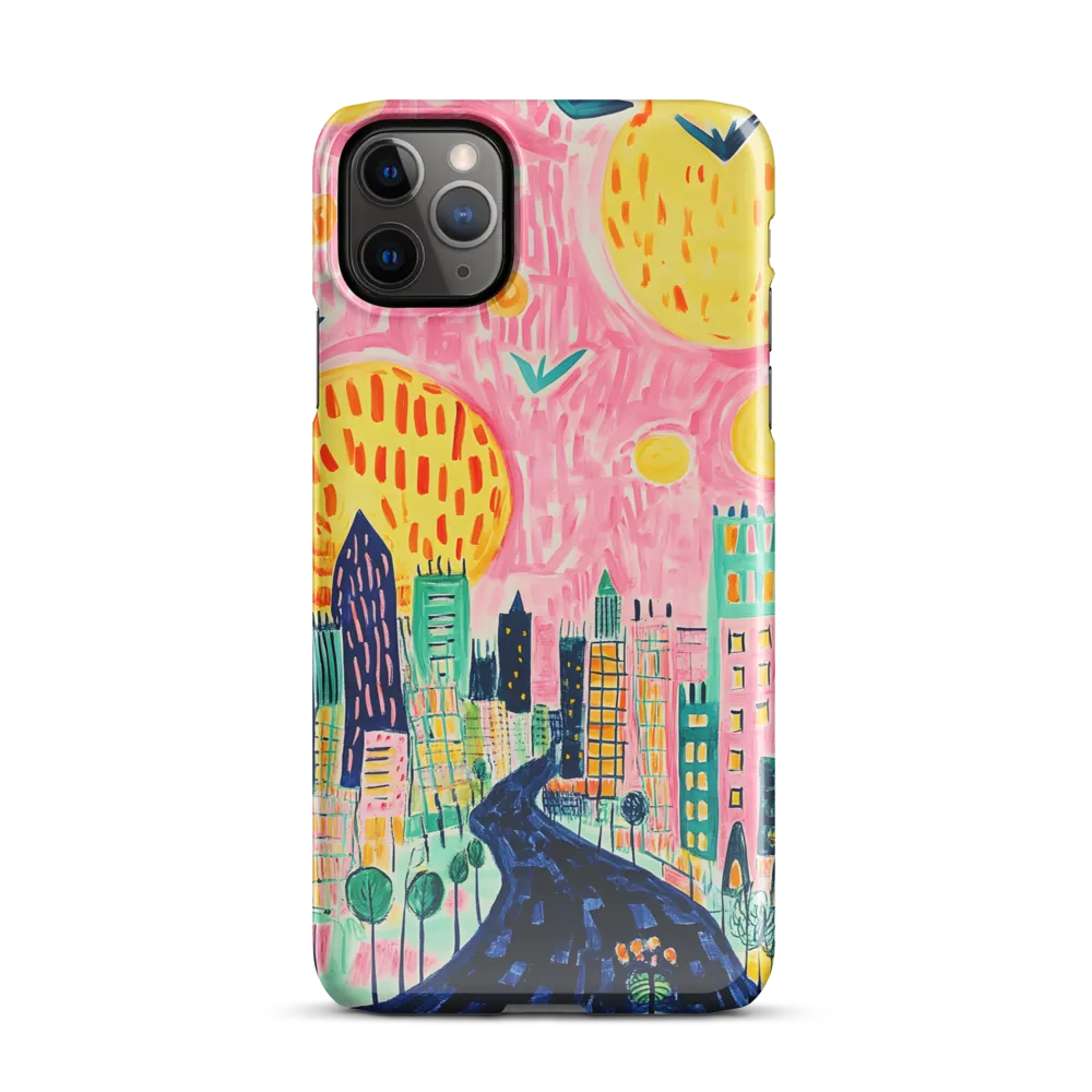 Whimsical Cityscape | Phone Case |  11 Pro Max | Snap Case | Glossy