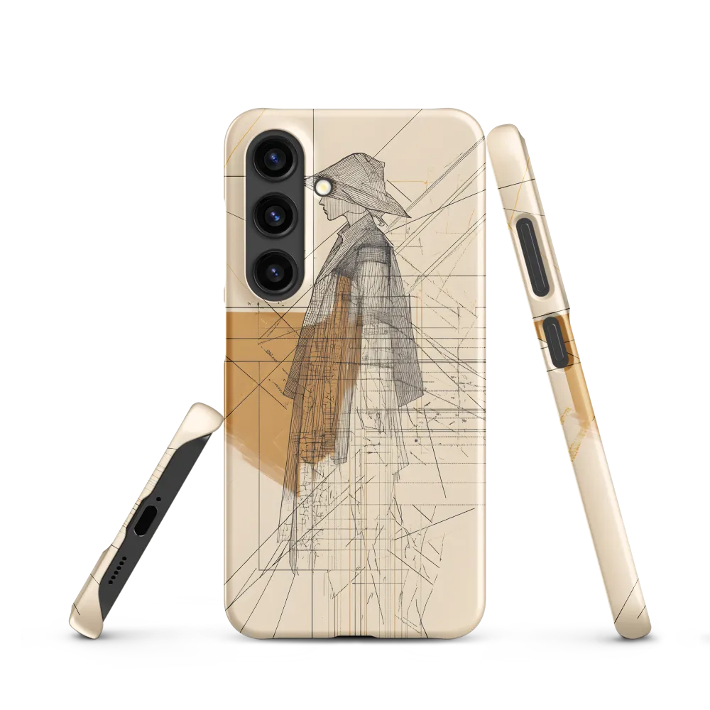 Abstract Profile: A Minimalist Exploration | Phone Case |  S24 | Snap Case | Matte