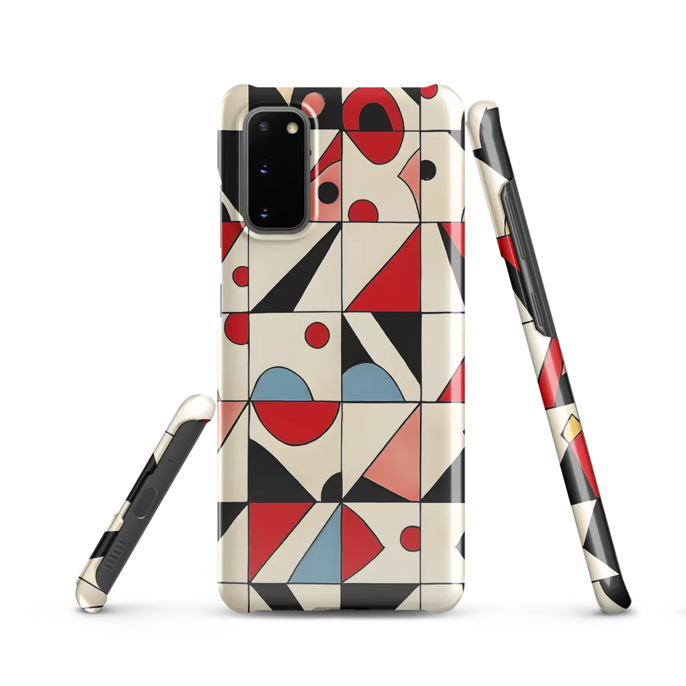 Dynamic Geometric Harmony | Phone Case |  S20 | Snap Case | Glossy