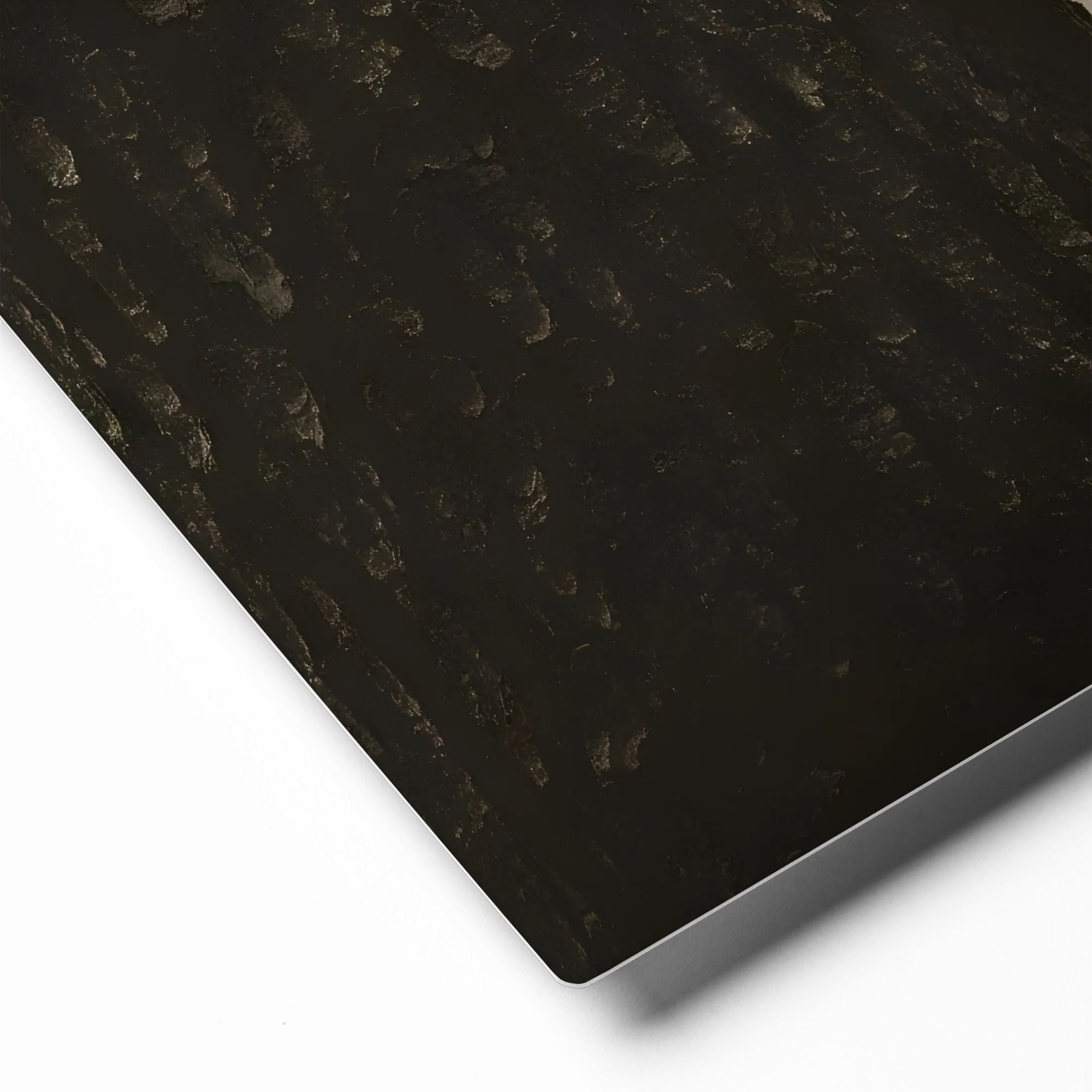 Woodpecker on Tree Trunk 
 Metal Print | 12″x 12″