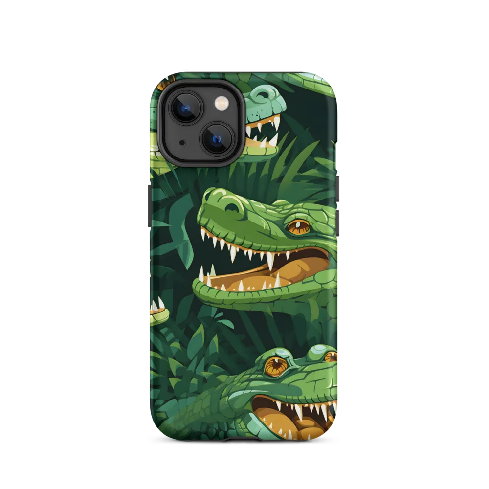 Fierce Crocodilian Medley | Phone Case |  14 | Tough Case | Matte