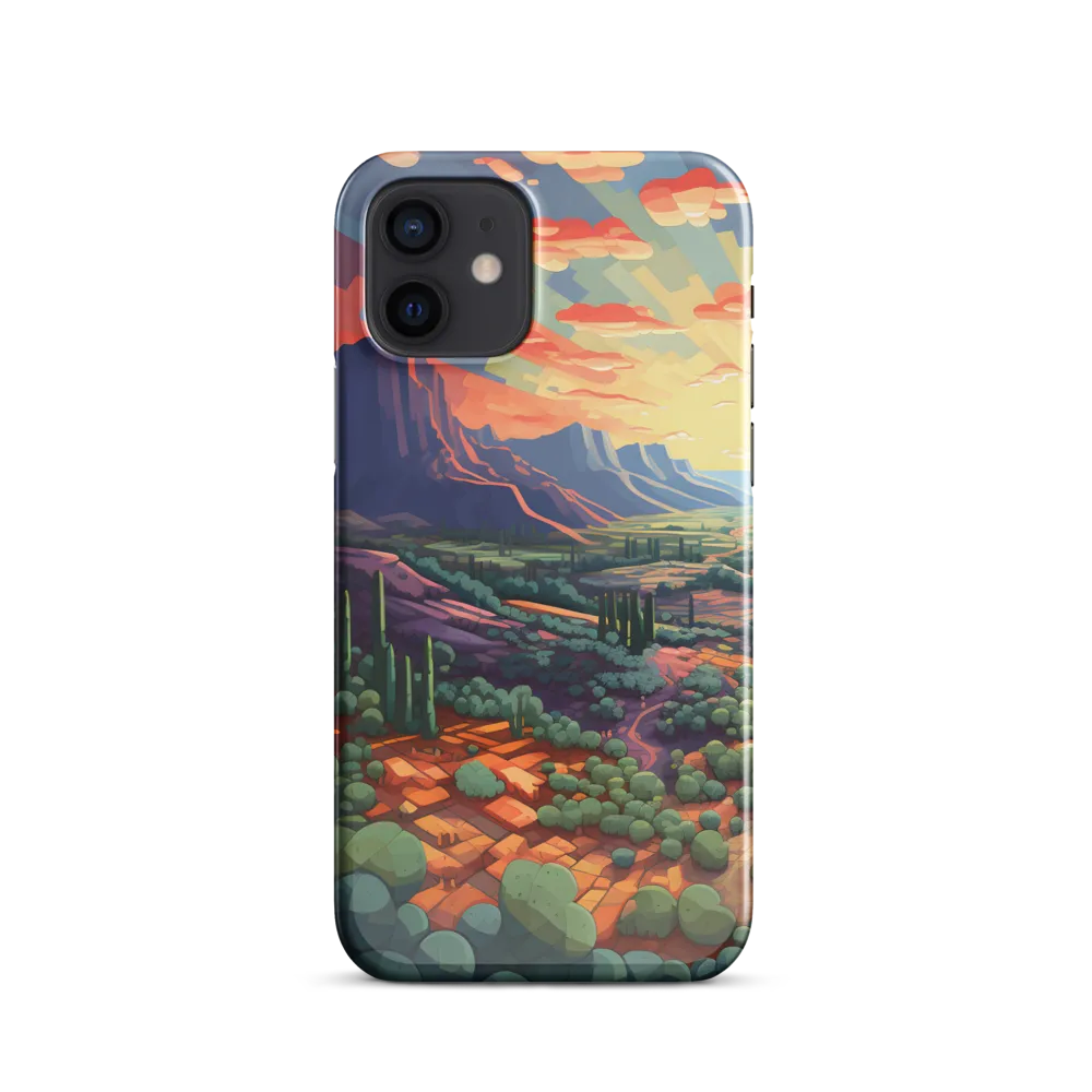 Desert Serenity at Dusk | Phone Case |  12 | Snap Case | Glossy