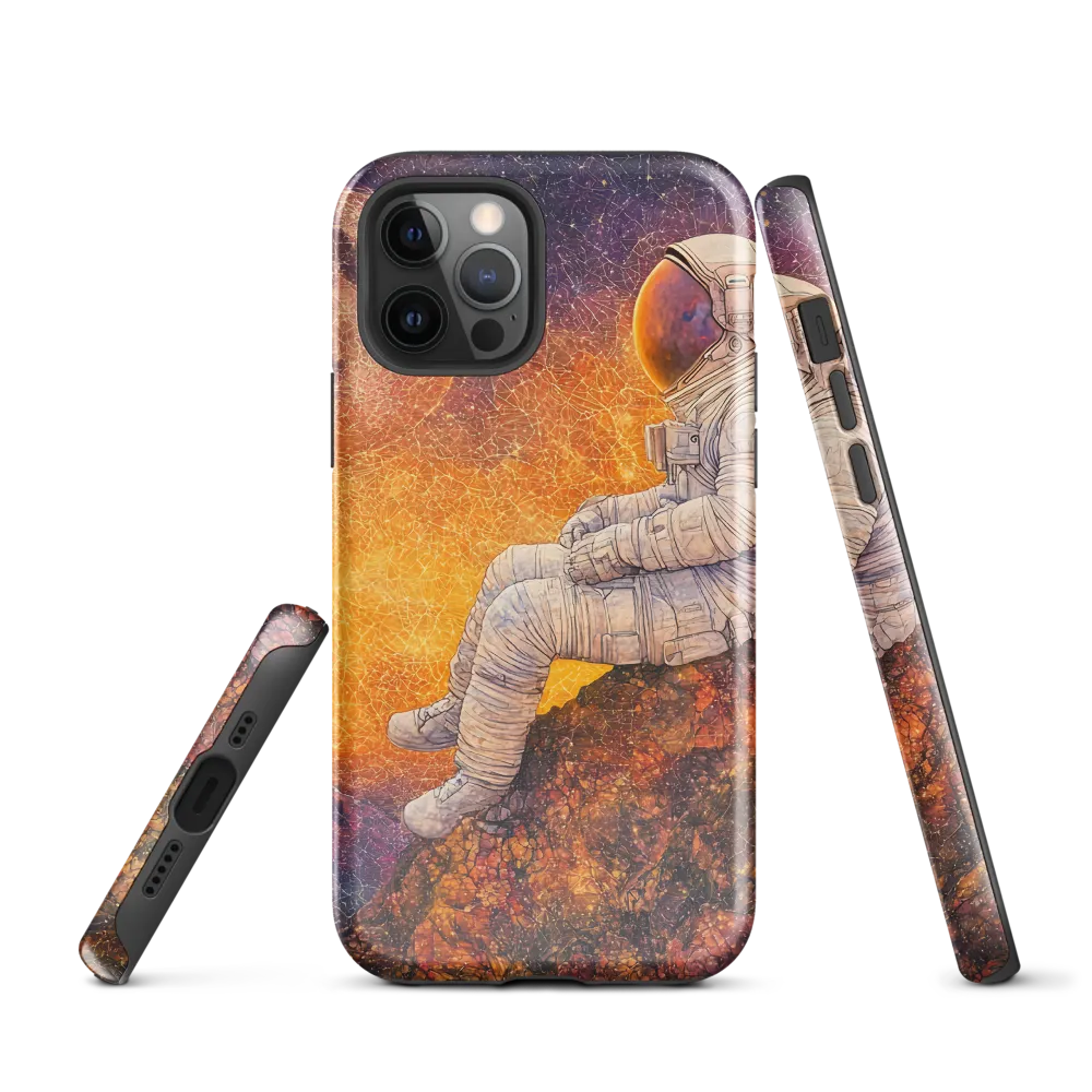 Cosmic Contemplation | Phone Case |  12 Pro | Tough Case | Glossy