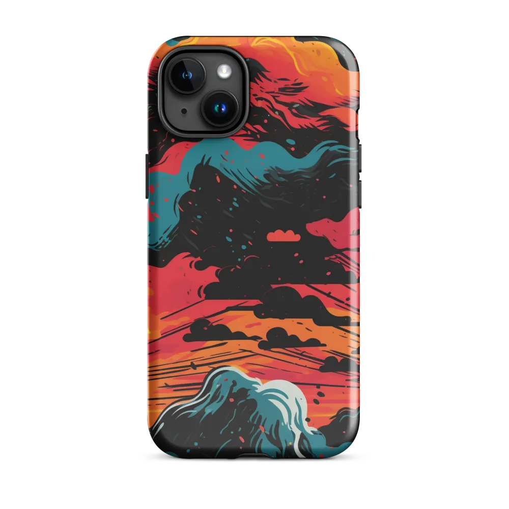 Ethereal Twilight: A Dramatic Landscape in Motion