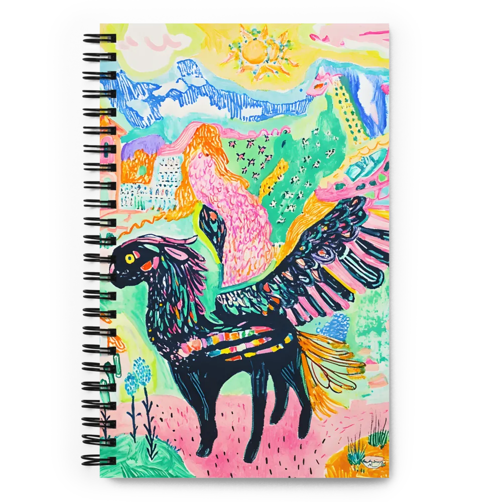 Mythical Harmony | Spiral Notebook