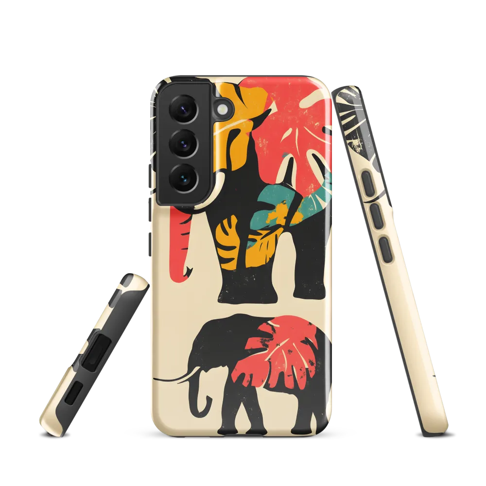 Tropical Elegance: The Elephant's Dance