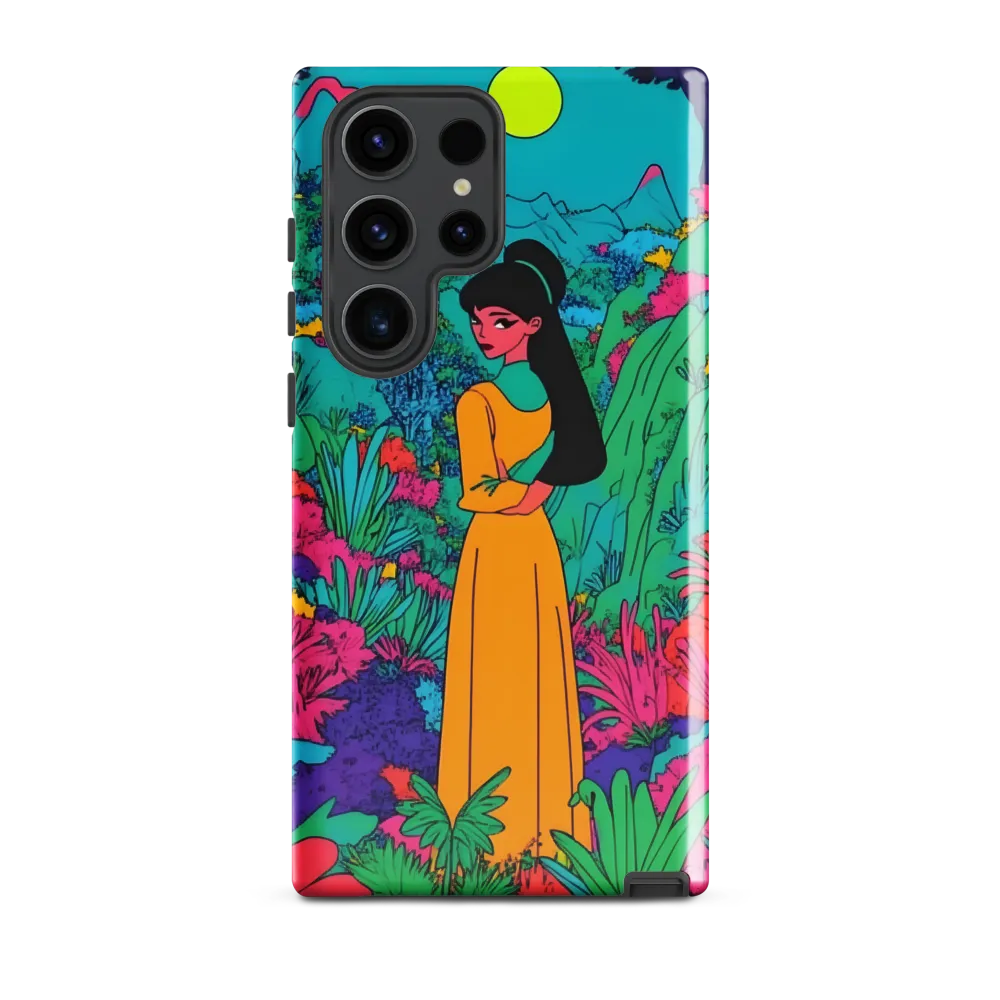 Ethereal Serenity in a Psychedelic Landscape