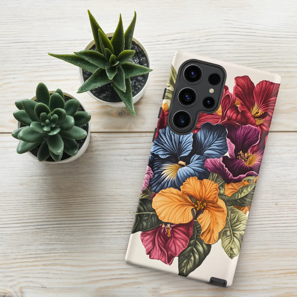 Floral Symphony in Color | Phone Case |  S23 Ultra | Tough Case | Matte
