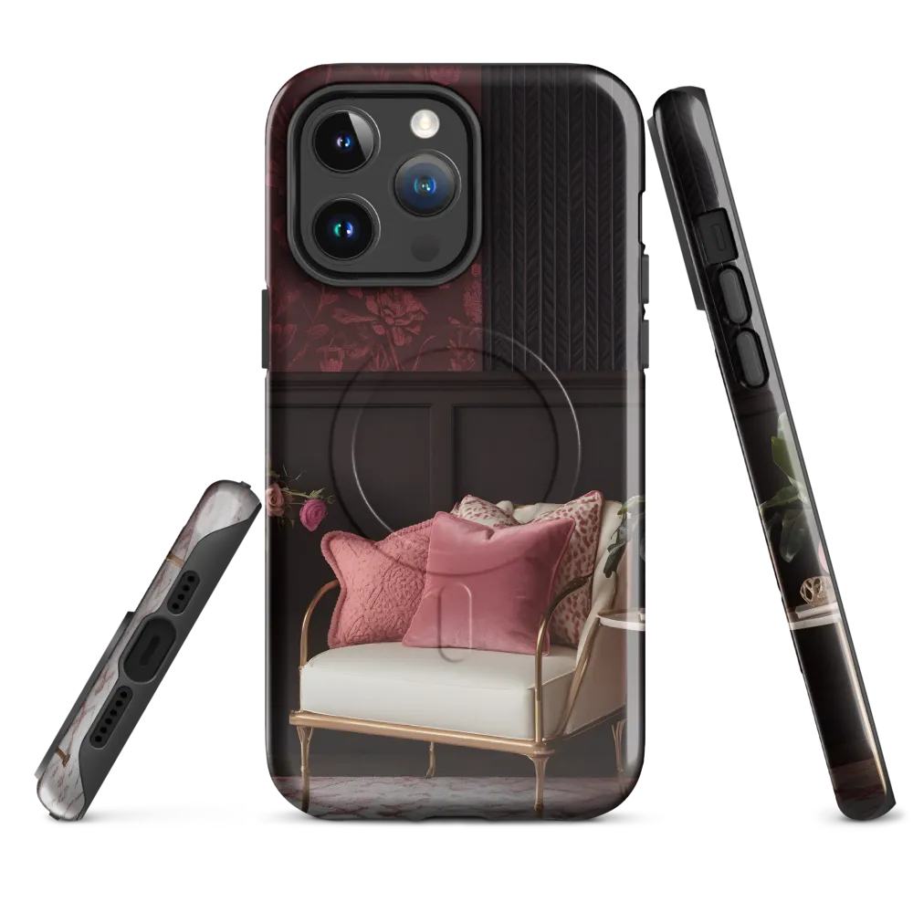 Elegance in Contrast: A Modern Interior Design | Phone Case |  14 Pro Max | MagSafe® Tough Case | Glossy