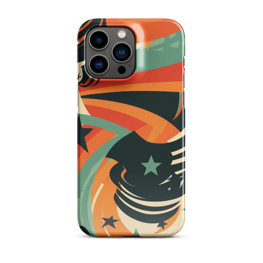 Swirls of Elegance | Phone Case |  14 Pro Max | Snap Case | Glossy