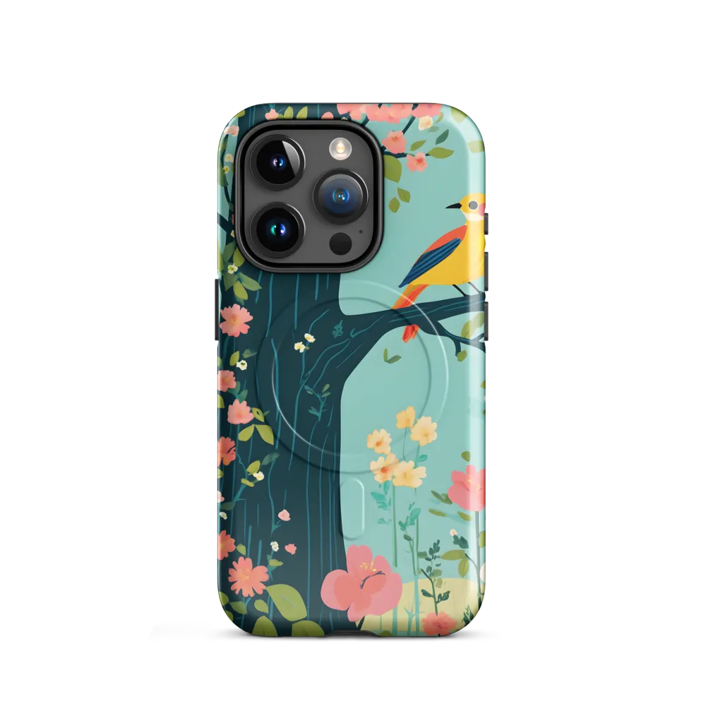 Harmony in Bloom | Phone Case |  15 Pro | MagSafe® Tough Case | Glossy