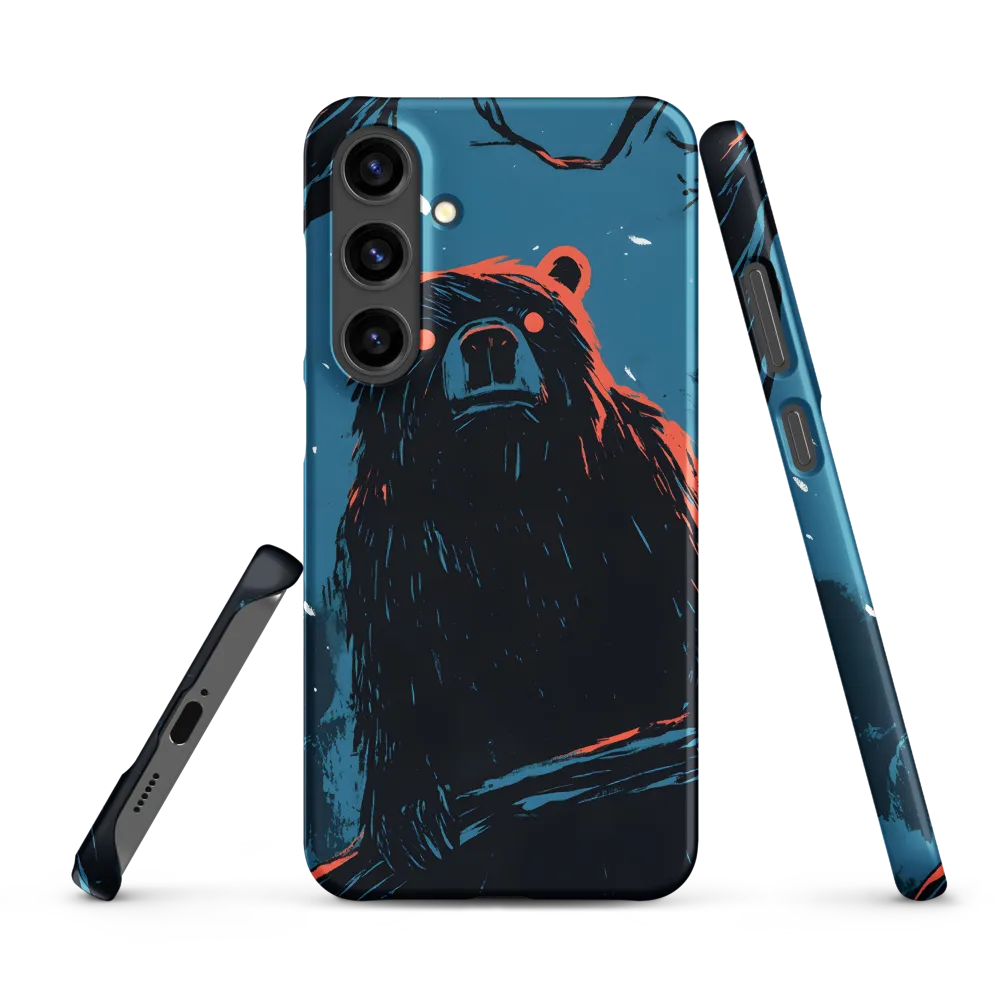 Eerie Majesty: A Bear in the Night