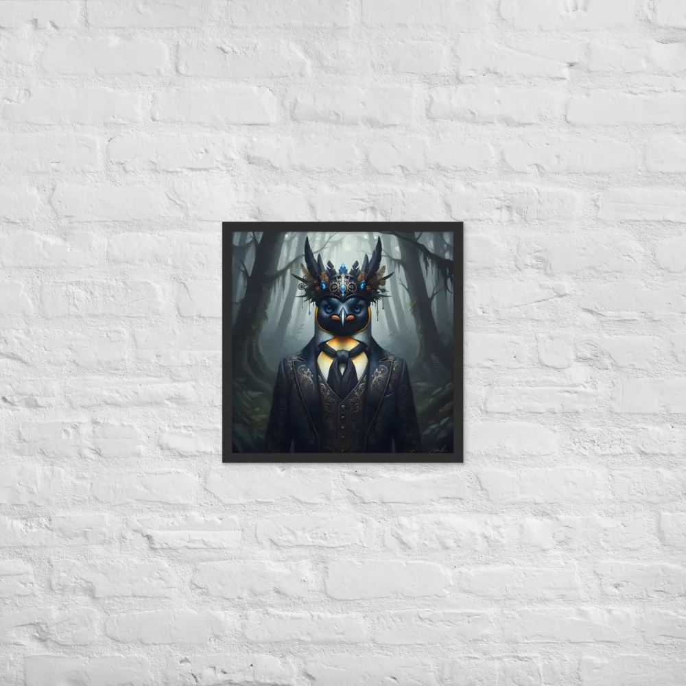 Woodland Regent 
 Poster with Black Frame | 18″x 18″