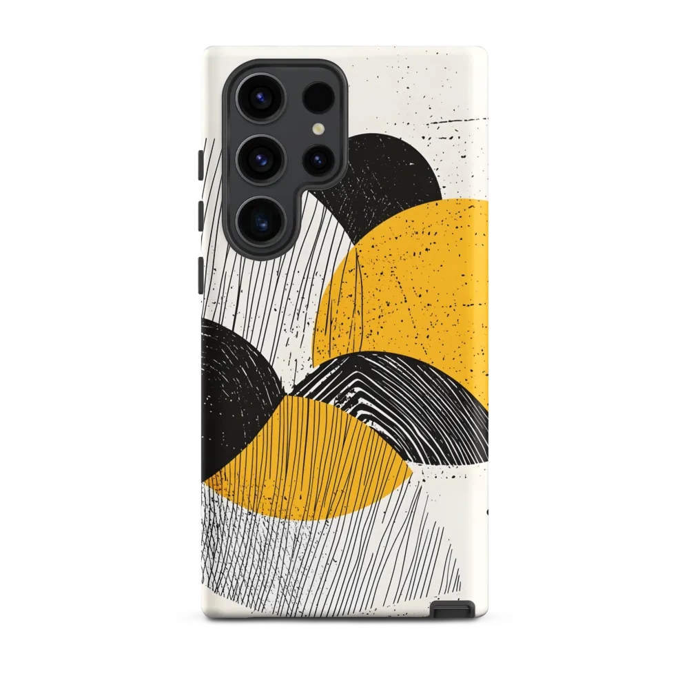 Dynamic Harmony in Black and Yellow