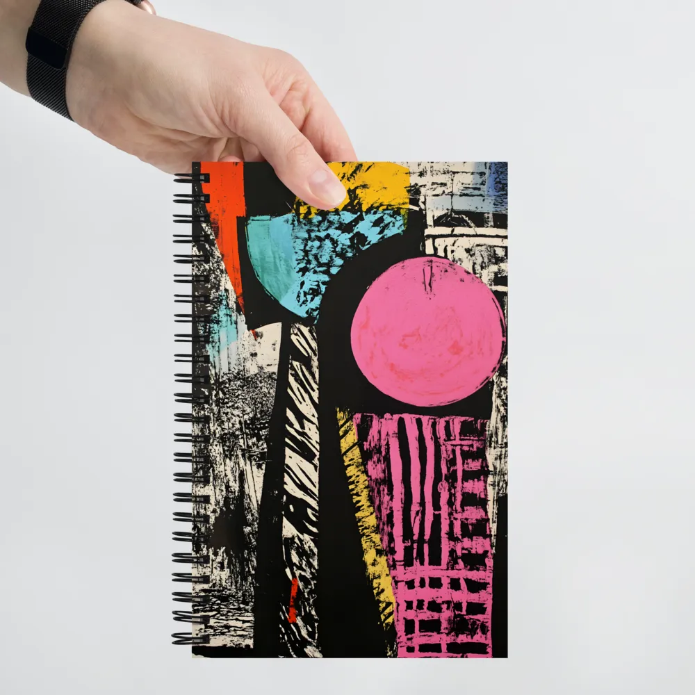 Dynamic Geometry: A Celebration of Color | Spiral Notebook