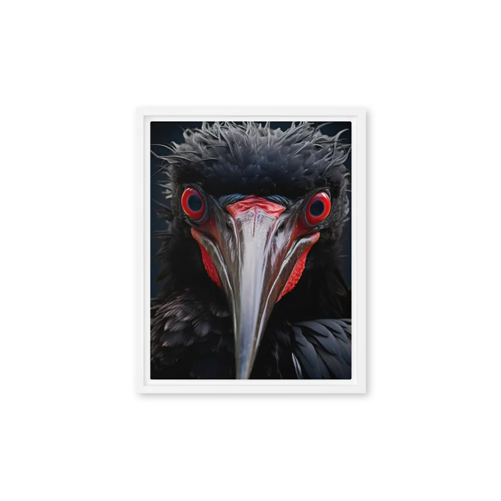 Gaze of the Abyss | Canvas with White Frame | 11″×14″