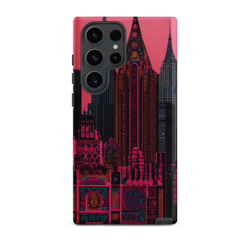 Urban Vibrance: A Digital Exploration of Skyscrapers