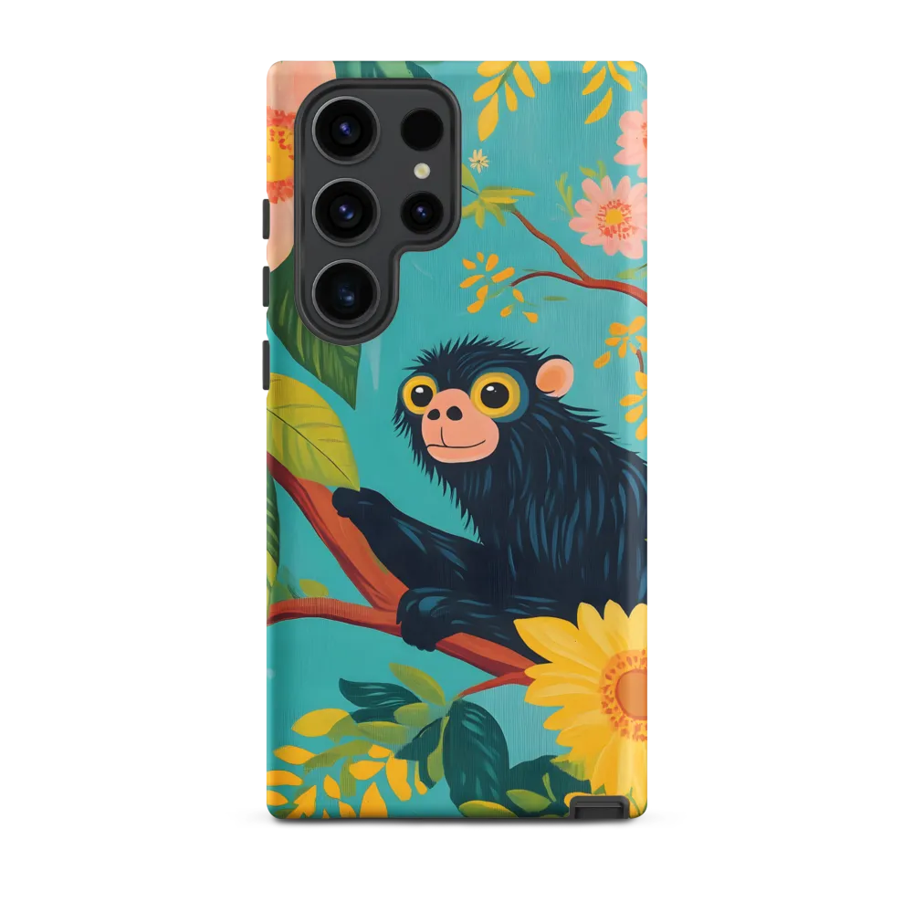 Joyful Encounter in a Floral Paradise
