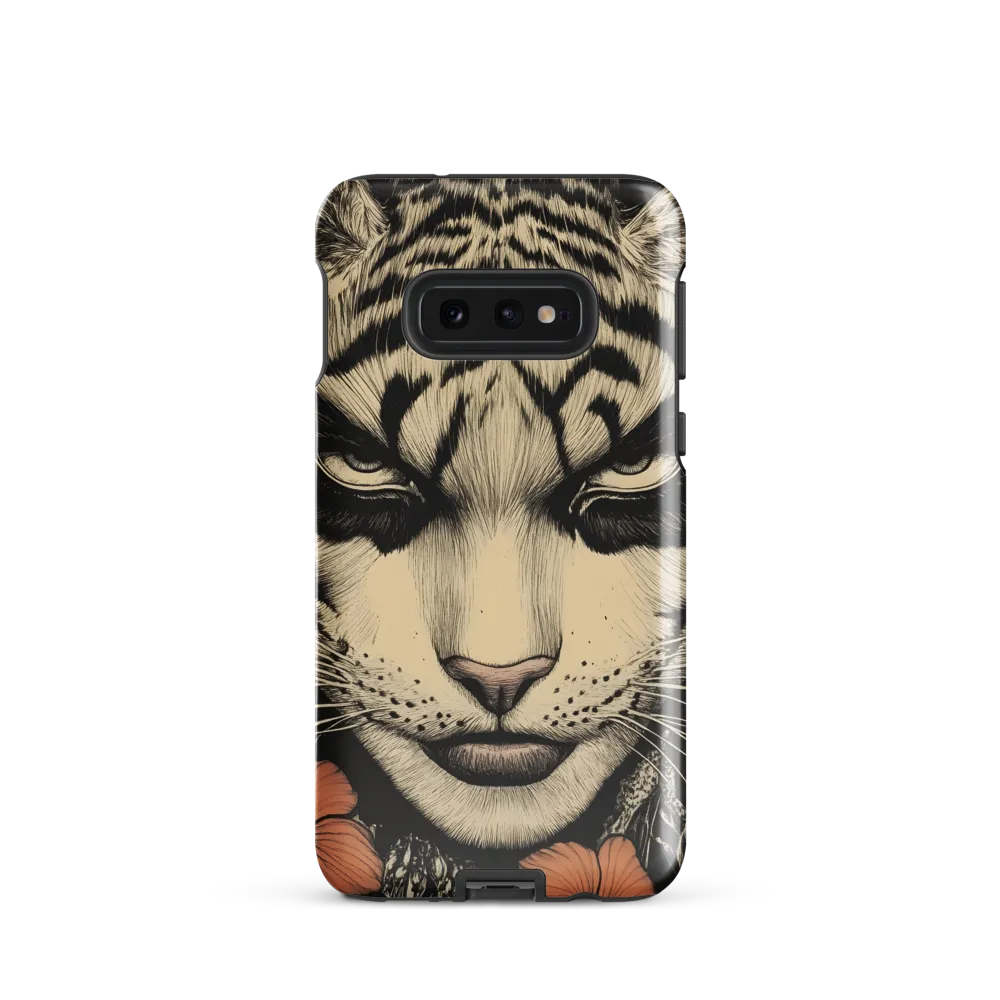 Feline Majesty: The Human-Leopard Connection | Phone Case |  S10e | Tough Case | Glossy