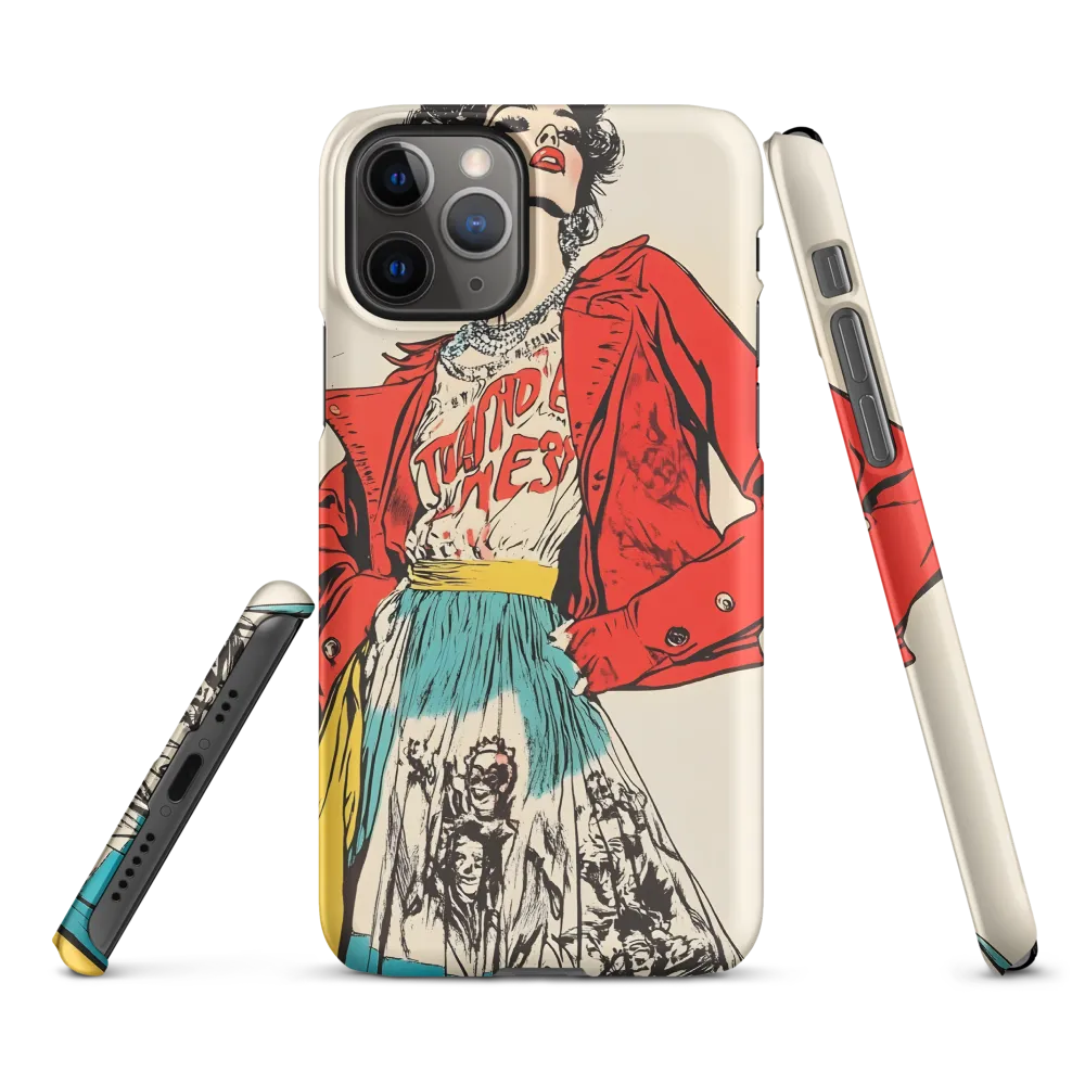 Vibrant Elegance: A Pop Art Fashion Statement