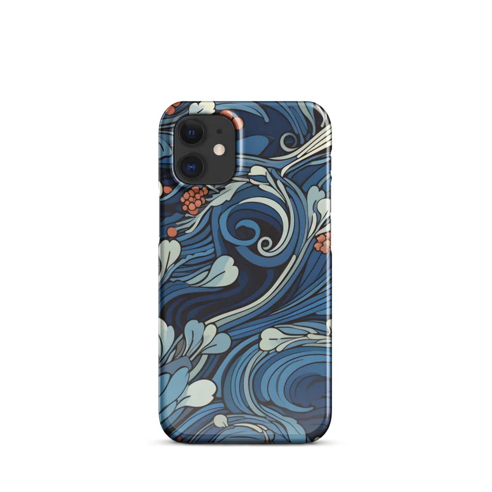 Nature's Elegance: An Oceanic Tapestry | Phone Case |  12 Mini | Snap Case | Glossy