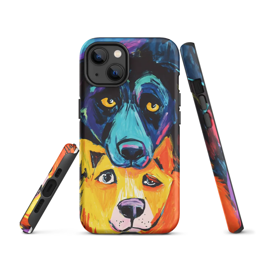 Vibrant Companions: An Expression of Canine Spirit