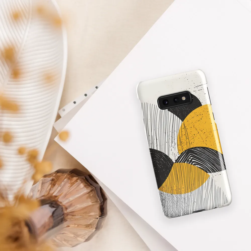 Dynamic Harmony in Black and Yellow