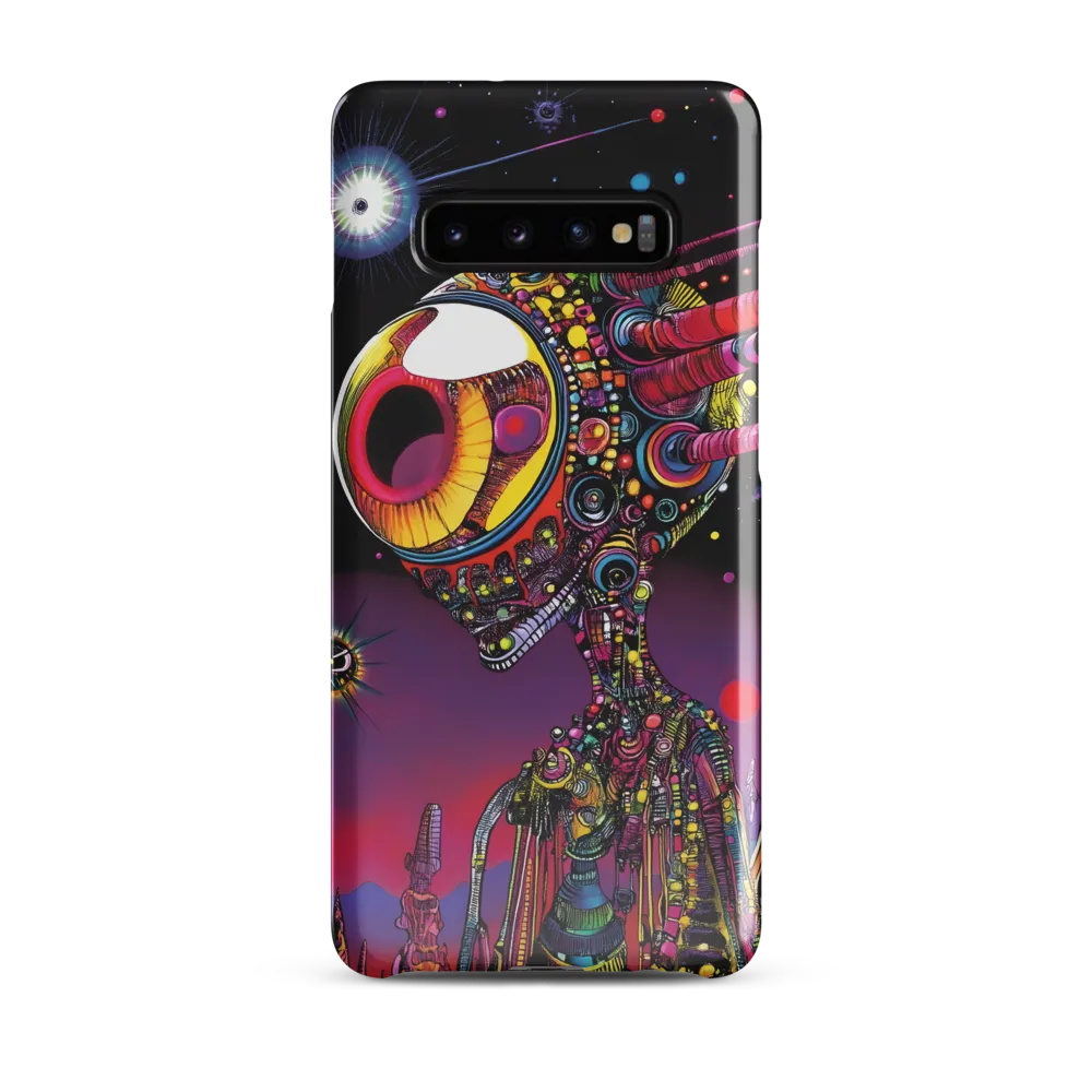 Cosmic Alien Odyssey | Phone Case |  S10 Plus | Snap Case | Glossy