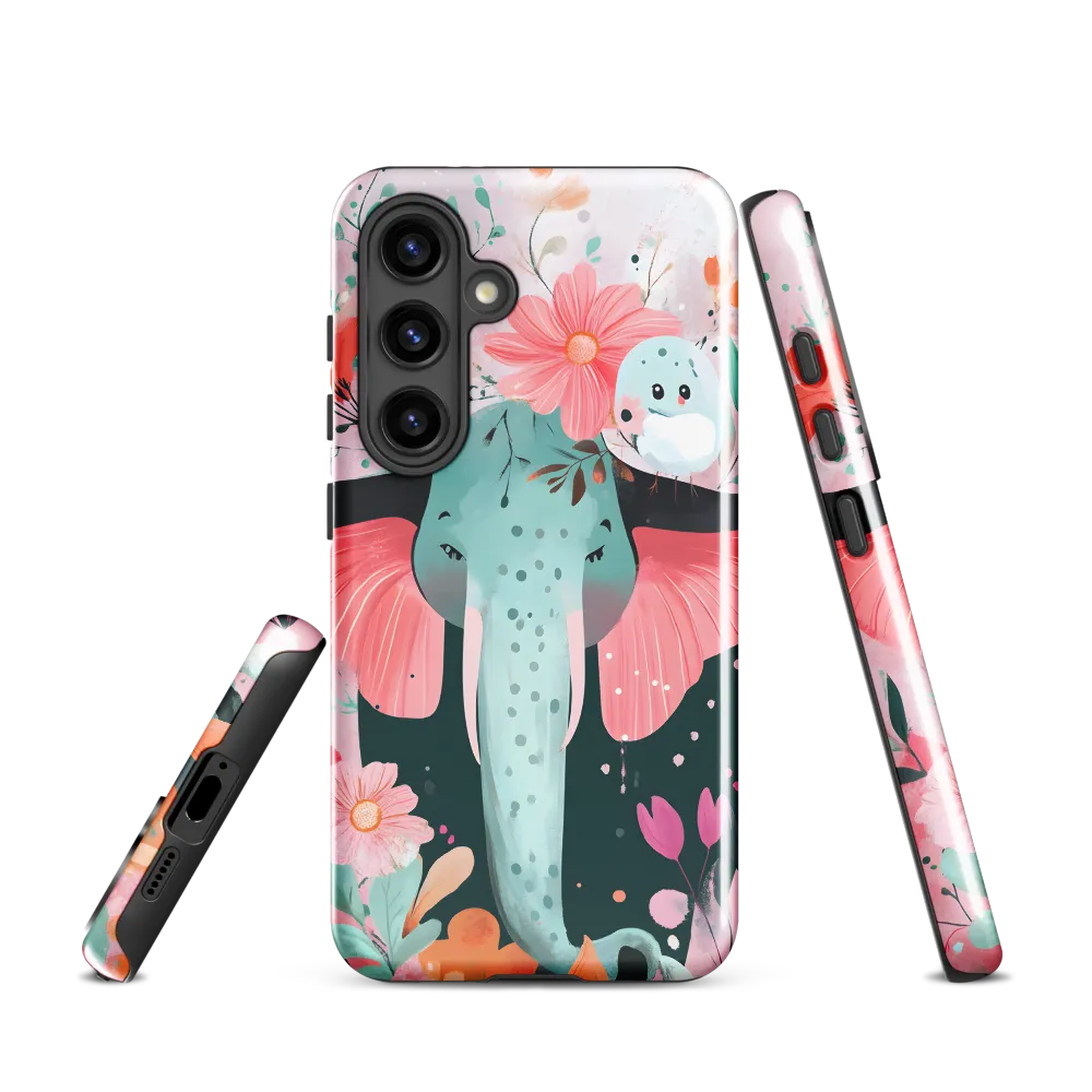 Whimsical Elephant in Bloom